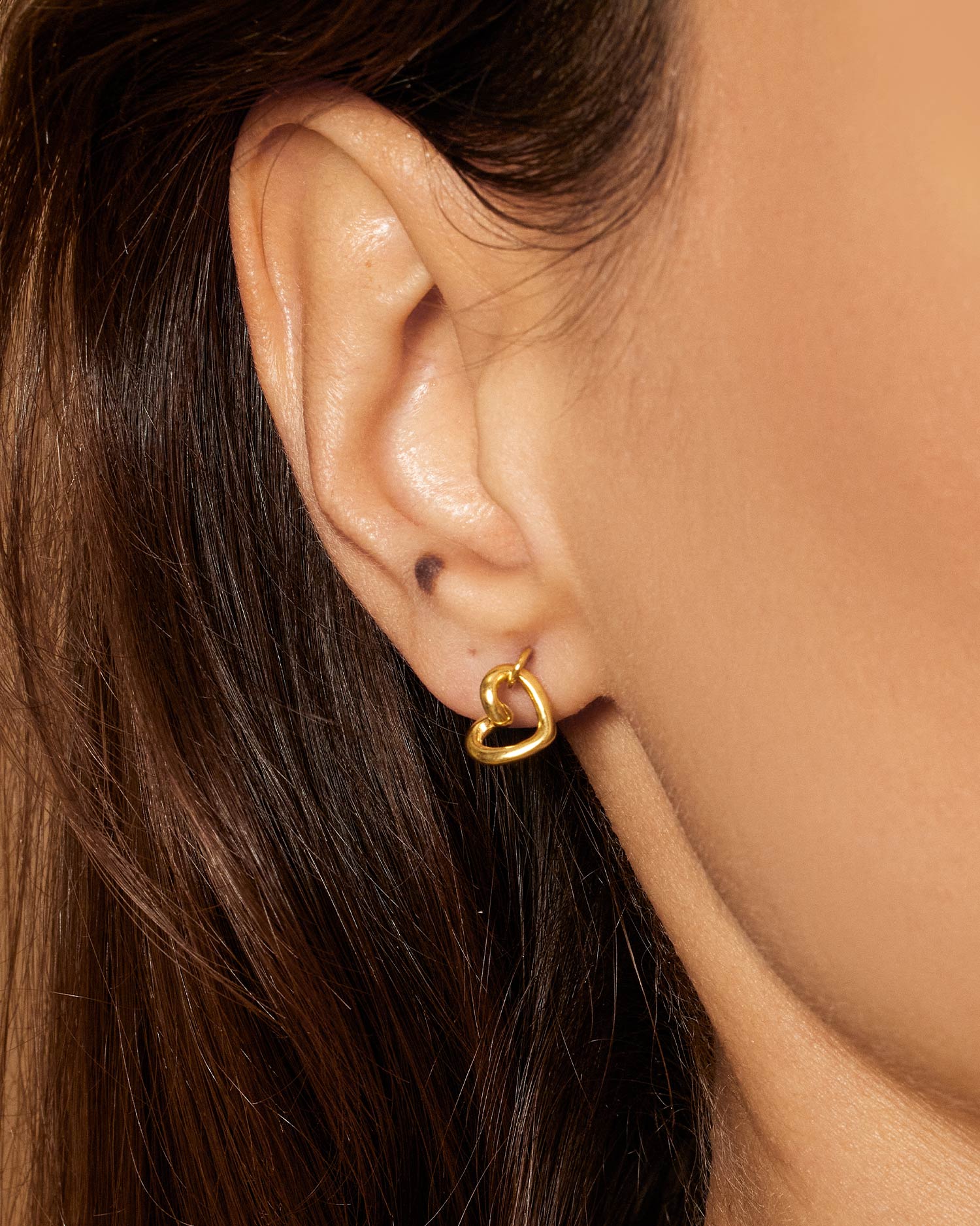Love Vibe Drop Studs Gold - 2