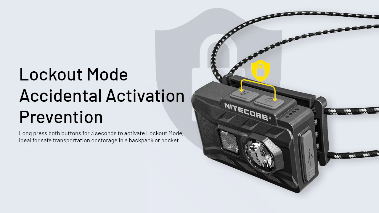 Headlamp Nitecore NU20 classic - 6