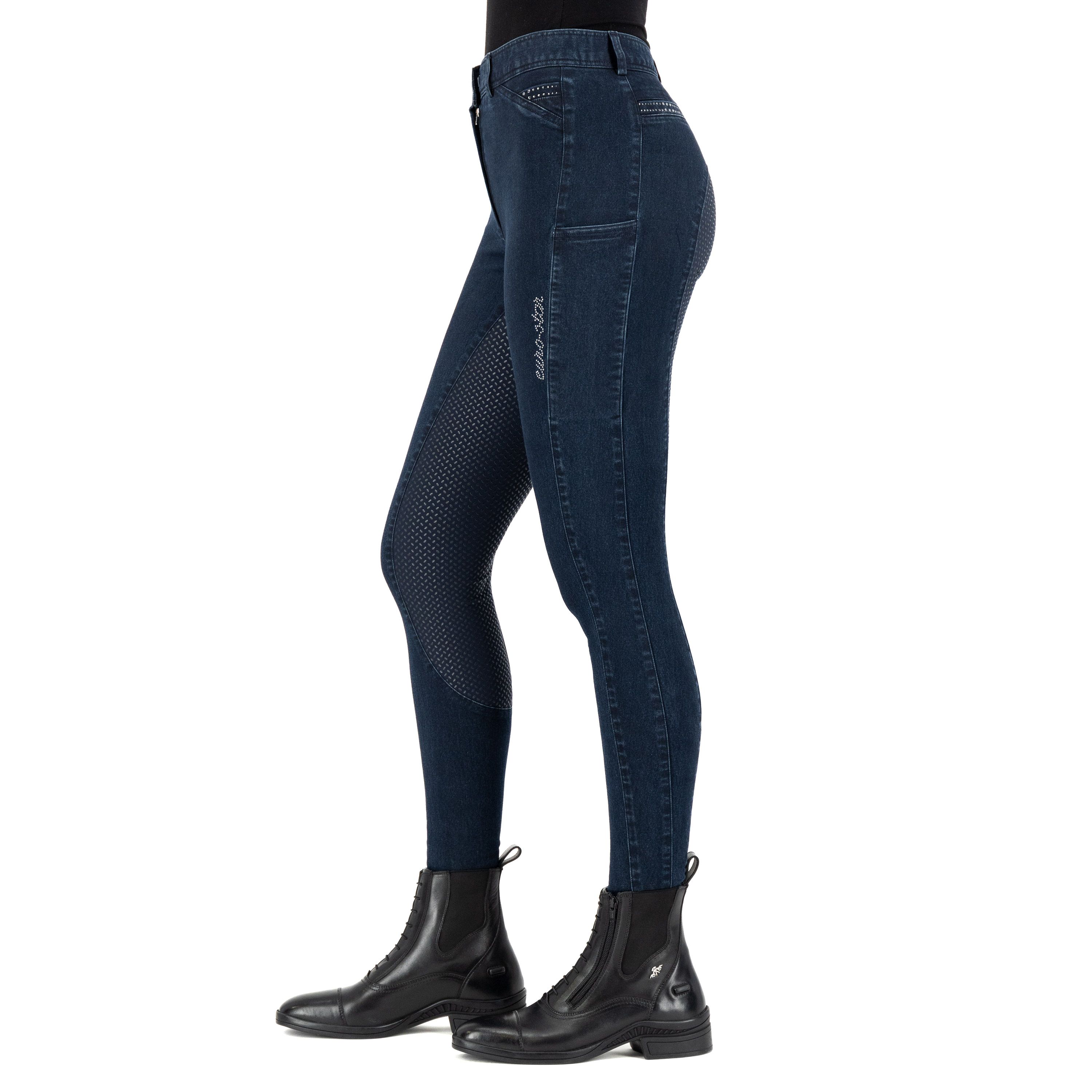Ridtights Euro-star ESArista Denim sida