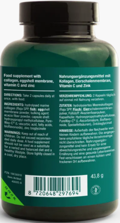 Vitalized Collagen Caps – Högkvalitativt Kollagen (60 kapslar) - 3