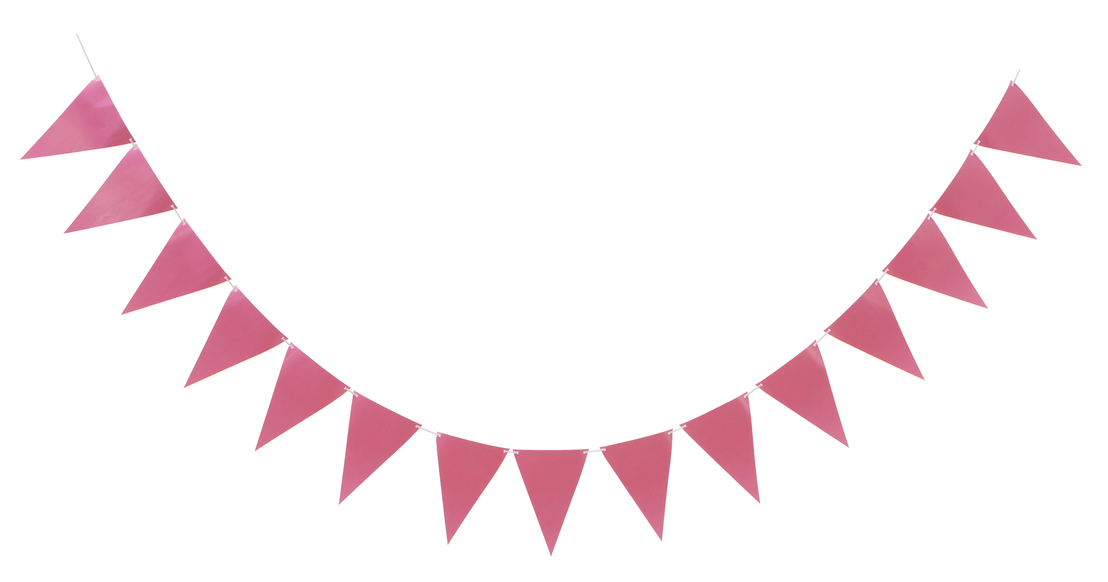 Rosa Flag Banner – 3,6 meter festlig dekoration för alla tillfällen