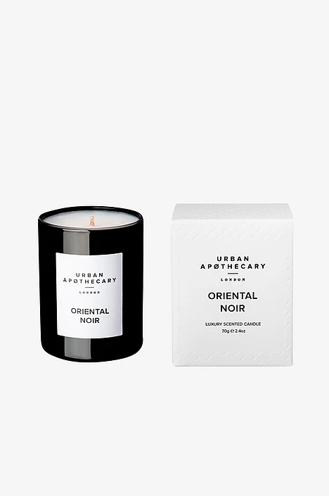 Urban.A Oriental Noir Luxury Black Small Glass Candle