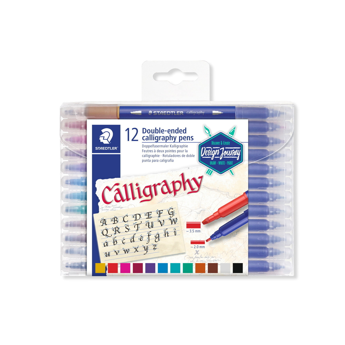Kalligrafipennor 12-pack - Staedtler