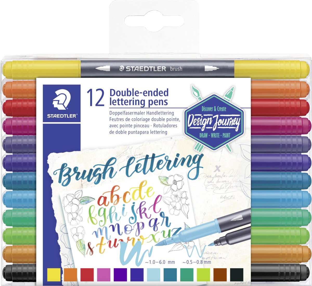 Lettering pens 12-pack - Staedtler