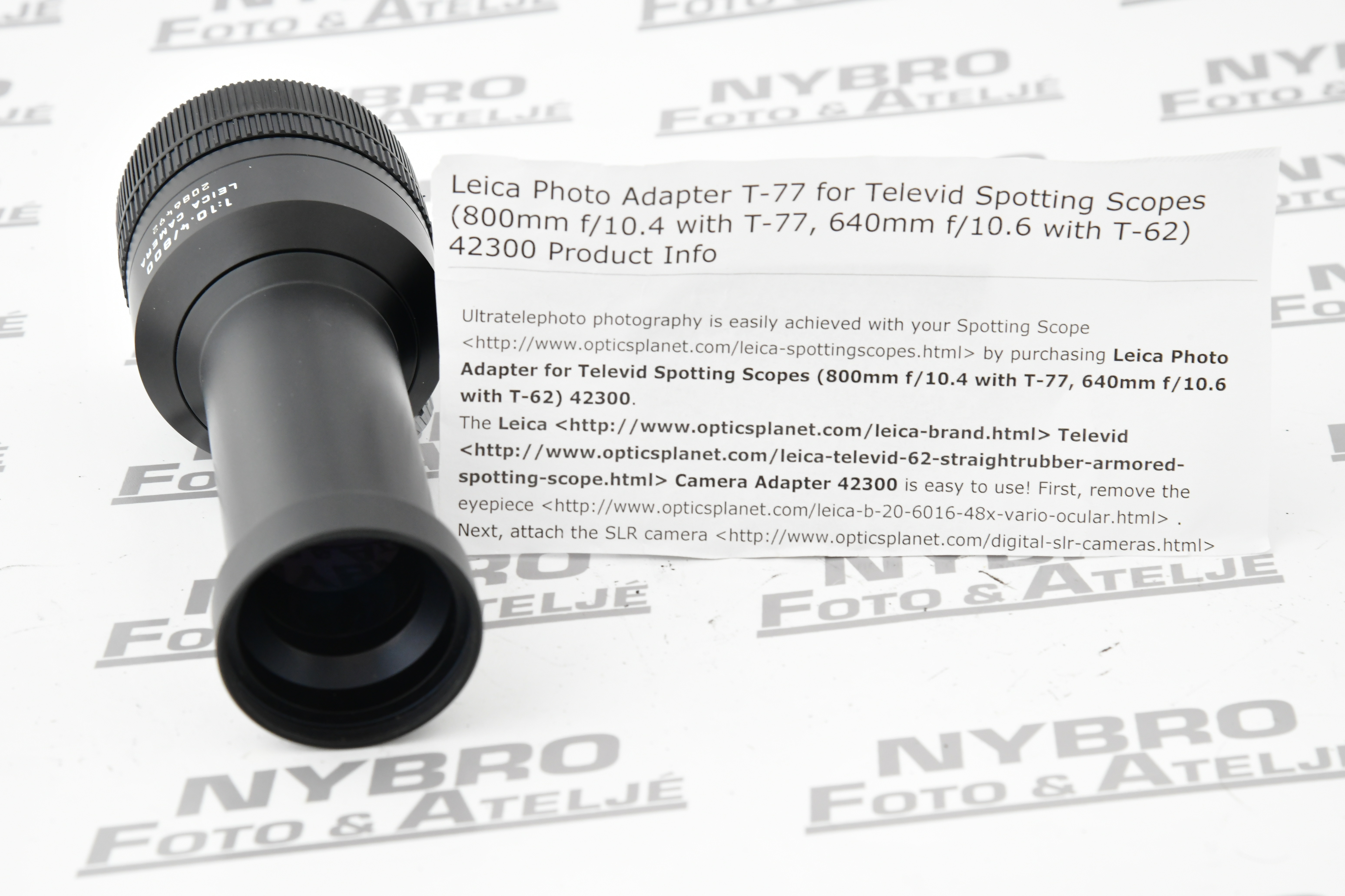 Leica Spotting Scope adapter T77  inkl T2 adapter för Leicaflex - 3