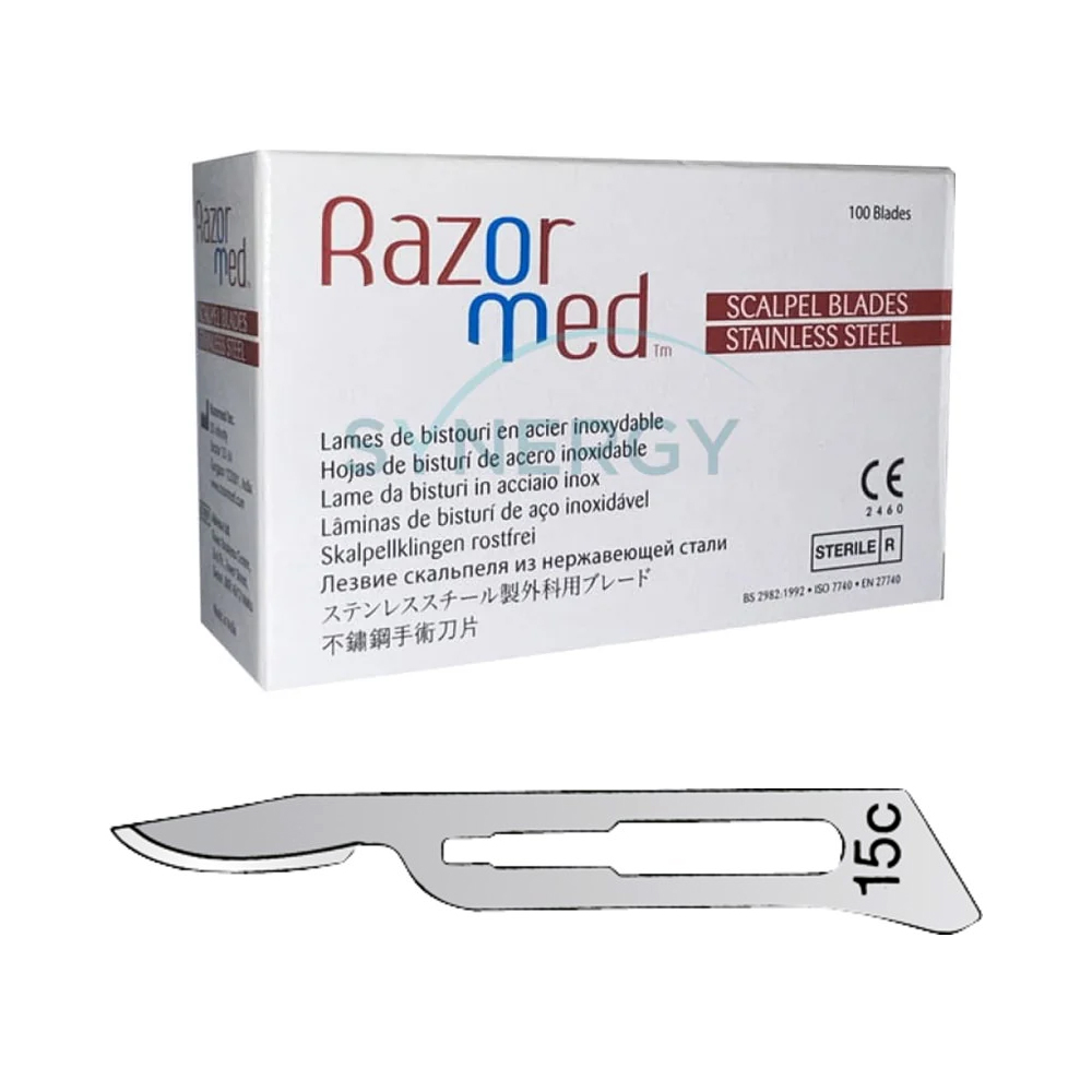 Razormed© Disposable Surgical Blades no.15C, 100st.