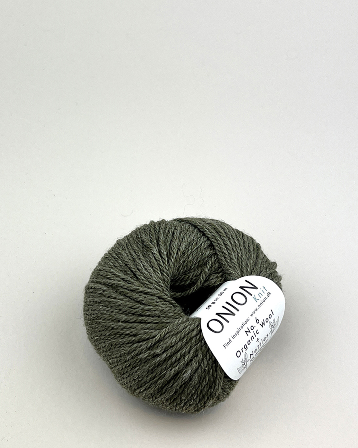 No. 6 Organic Wool Nettles - Khaki/633