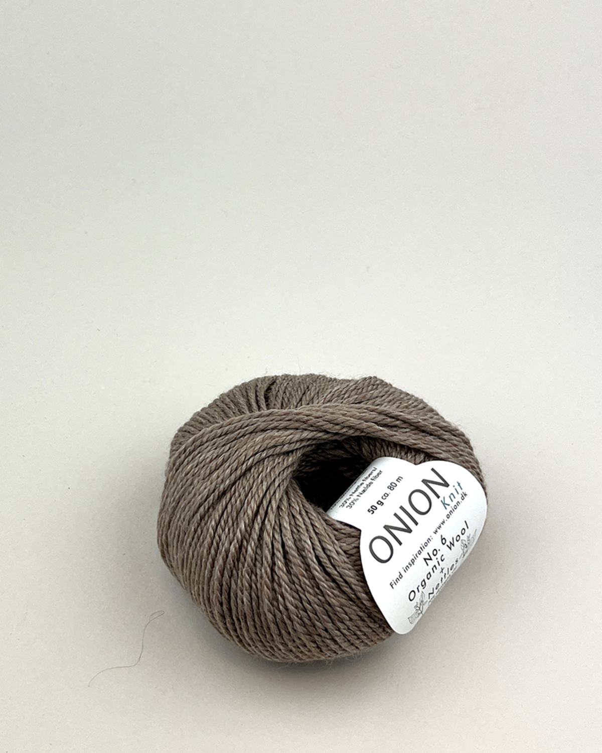 No. 6 Organic Wool Nettles - Sand/632