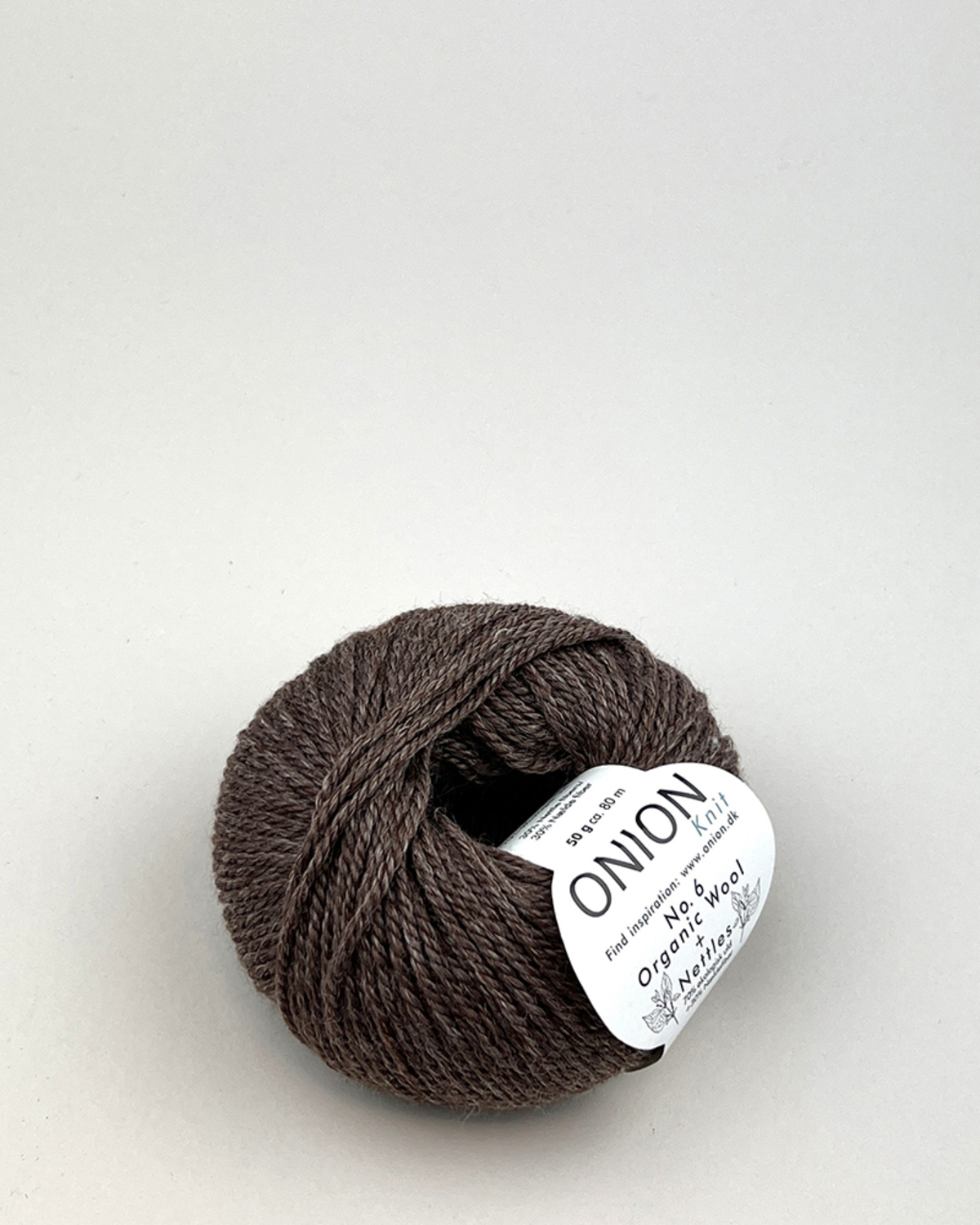 No. 6 Organic Wool Nettles - Brun/603