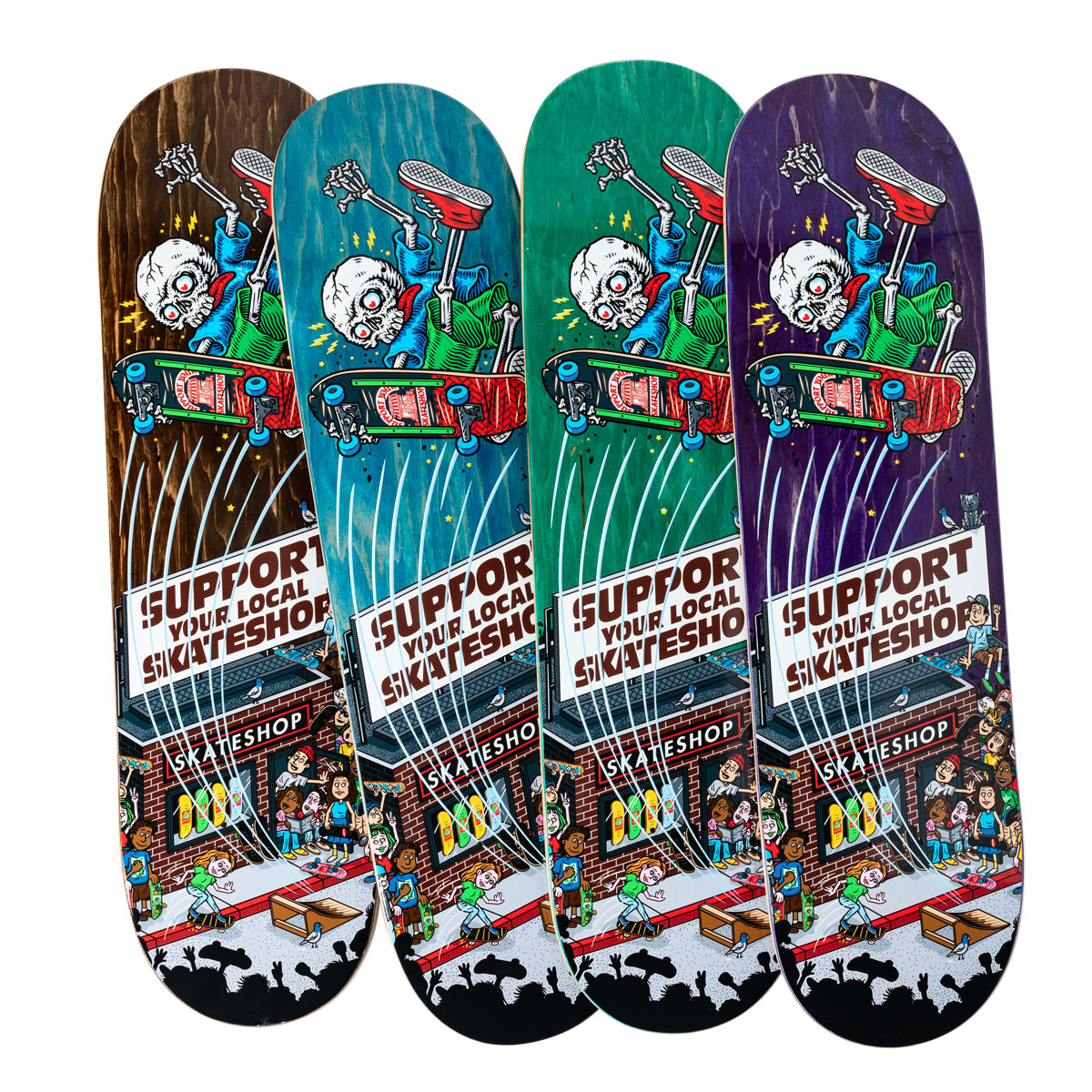 DLX  skateboard deck 8.25 Shop keeper  - 2
