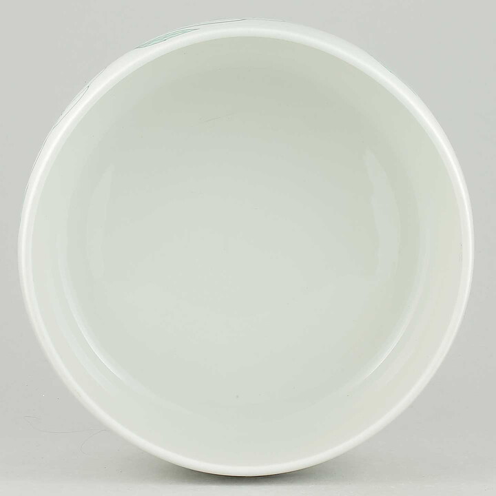 Sylvia Leuchovius (Sylvia 1976) Rounded Bowl with Viola Decor 20/9 cm