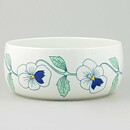 Sylvia Leuchovius (Sylvia 1976) Rounded Bowl with Viola Decor 20/9 cm