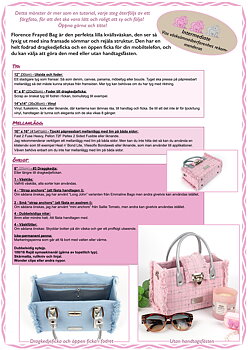 Florence Frayed Bag - Pappersmönster