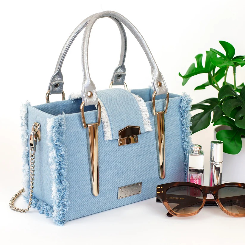 Florence Frayed Bag - Pappersmönster - 3