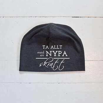 Mössa (grå) - Nypa skratt
