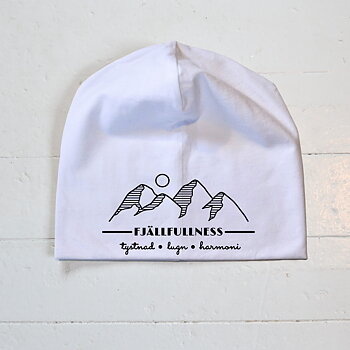 Mössa (vit) - "Fjällfullness" Fjällvy