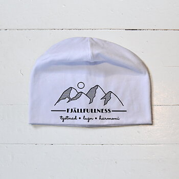 Mössa (vit) - "Fjällfullness" Fjällvy