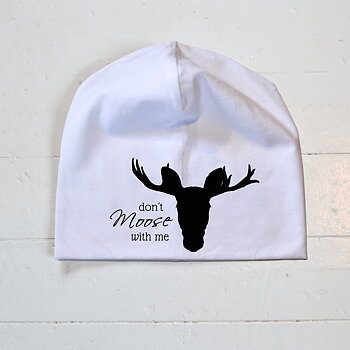 Mössa (vit) - Don't moose with me