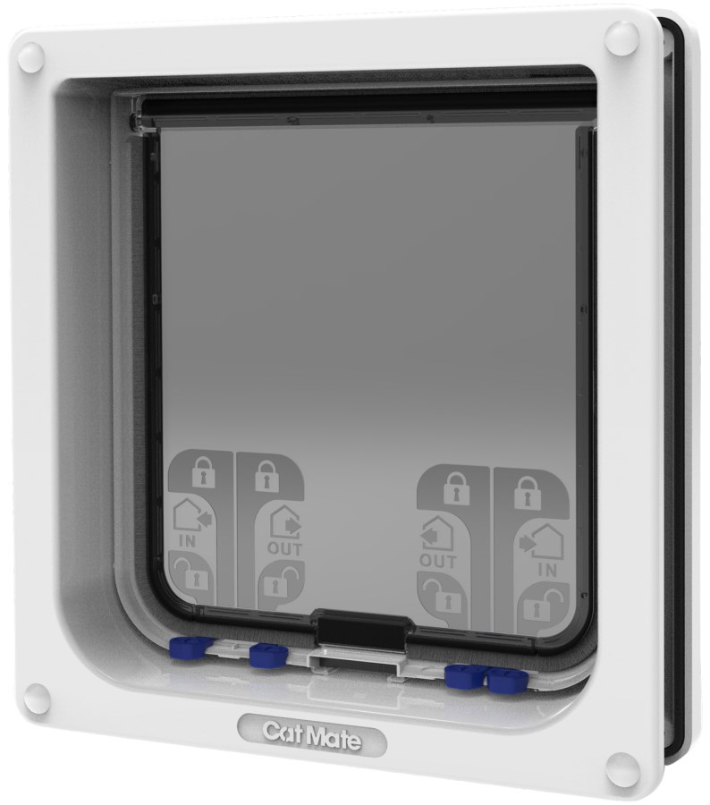 Cat Mate 4-Way Cat Flap XL - White