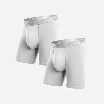 CLASSIC ICON BOXER BRIEF - 2 PACK WHITE