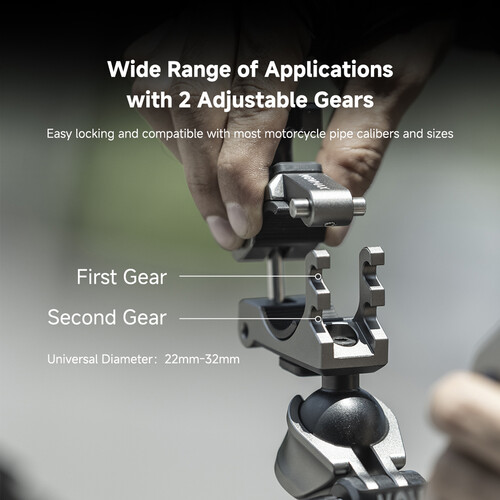 MOVMAX Tube Clamp Mount with Ball Head for Blade Arm - 7