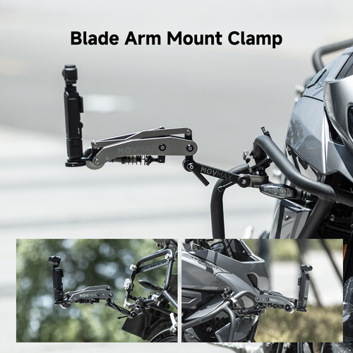 MOVMAX Tube Clamp Mount with Ball Head for Blade Arm - 3