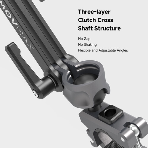 MOVMAX Tube Clamp Mount with Ball Head for Blade Arm - 5