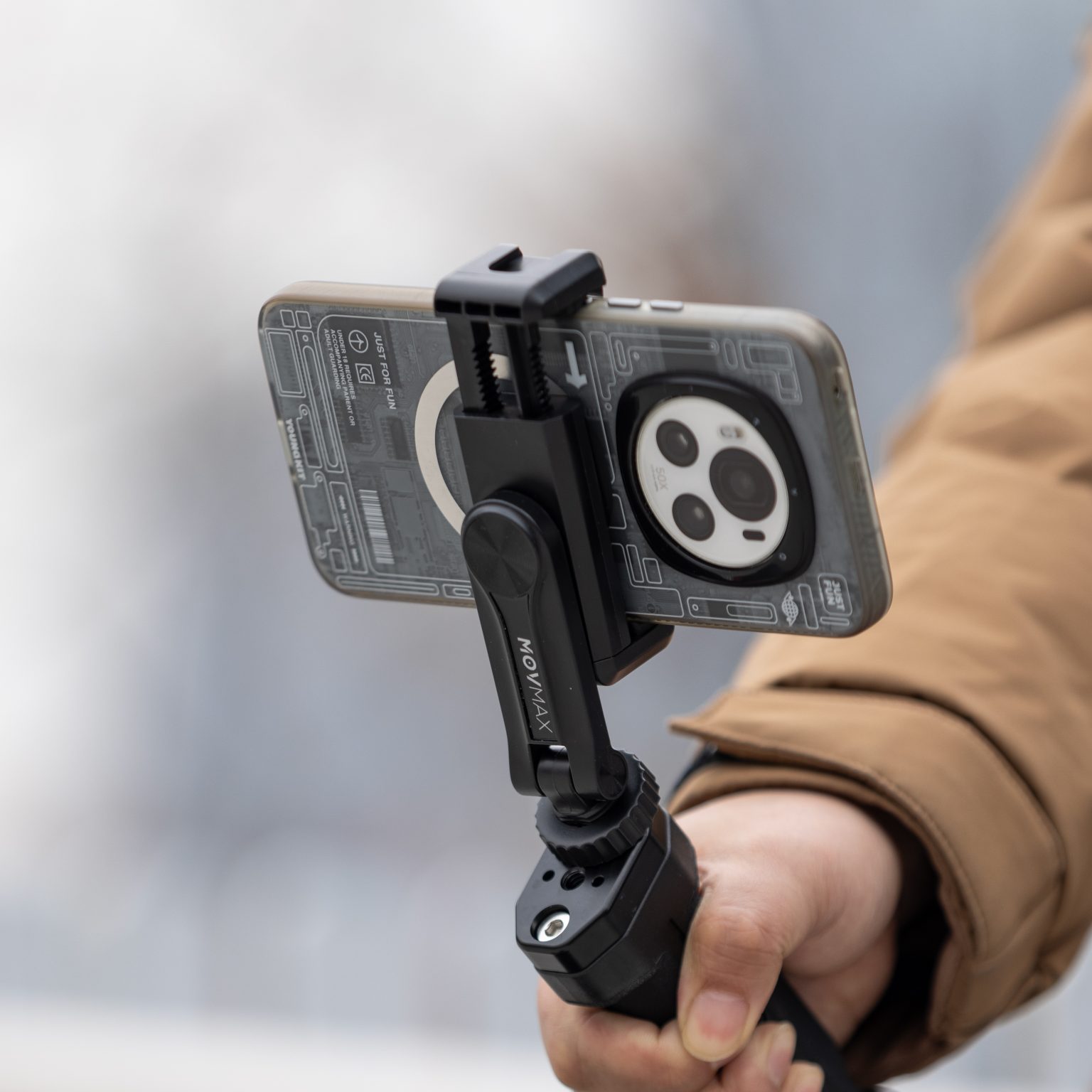 Movmax Phone Holder with Cold Shoe Mount - 4