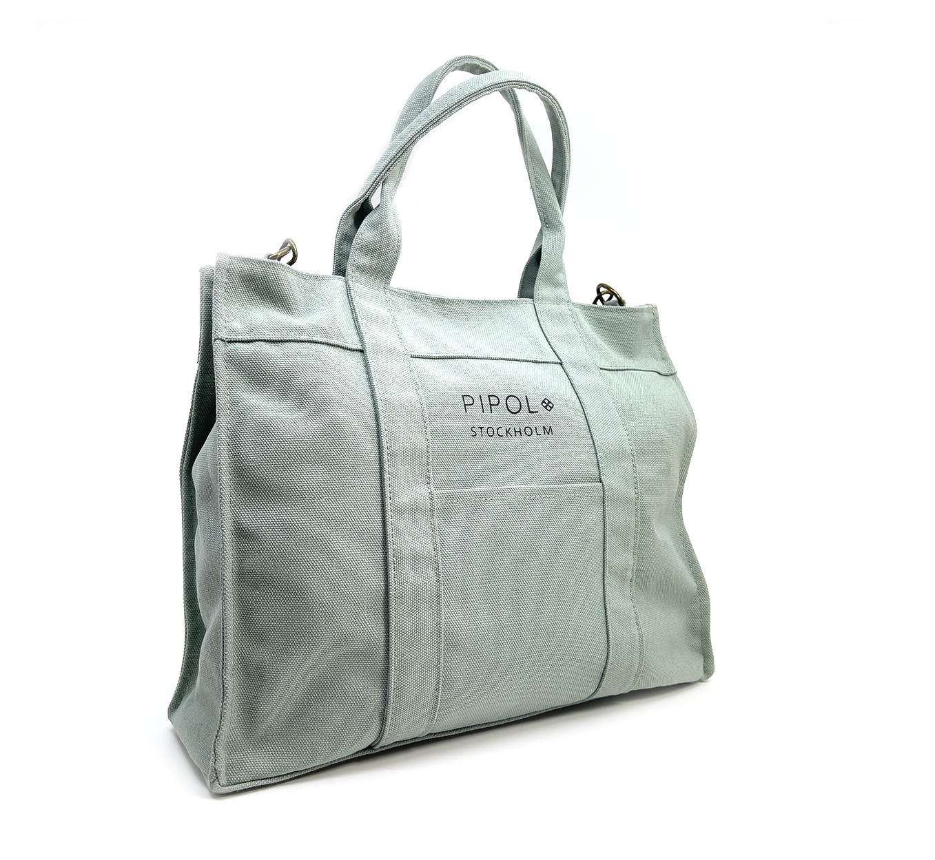 RIVE CANVAS TOTE MEDI DUSTY TURQOISE