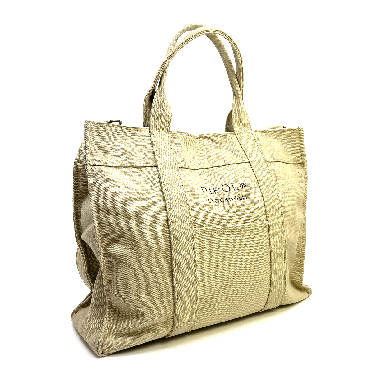 RIVE CANVAS TOTE MEDI LIGHT BEIGE