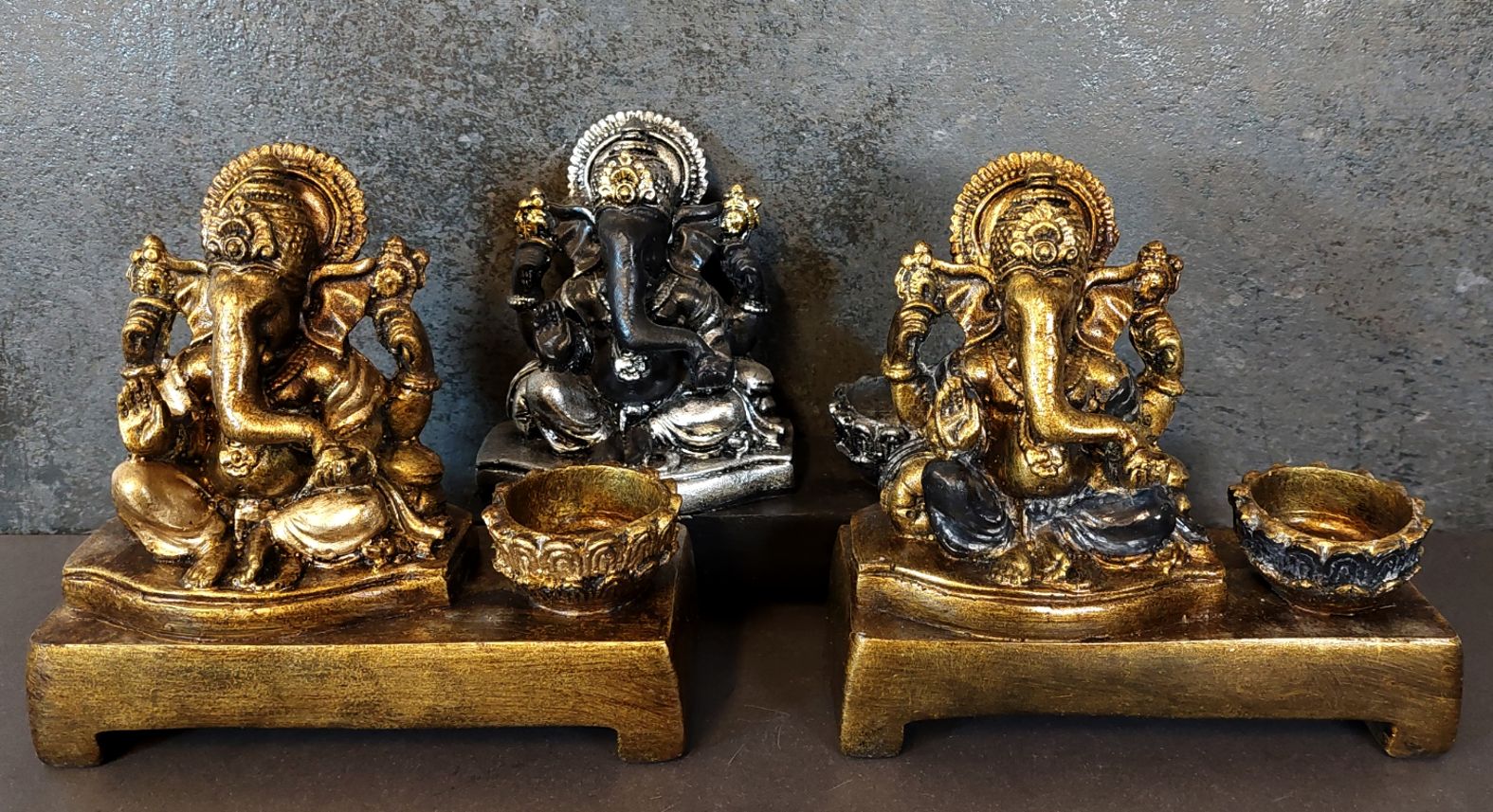 Ganesha - Hållare för klot /kula eller konrökelse. - 5