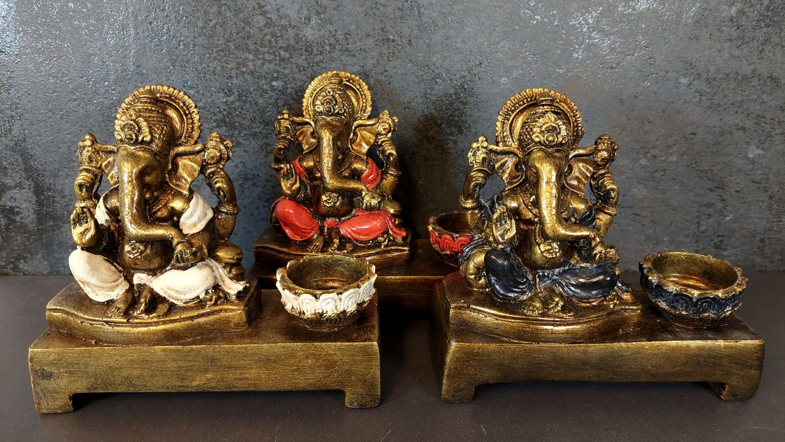 Ganesha - Hållare för klot /kula eller konrökelse. - 3