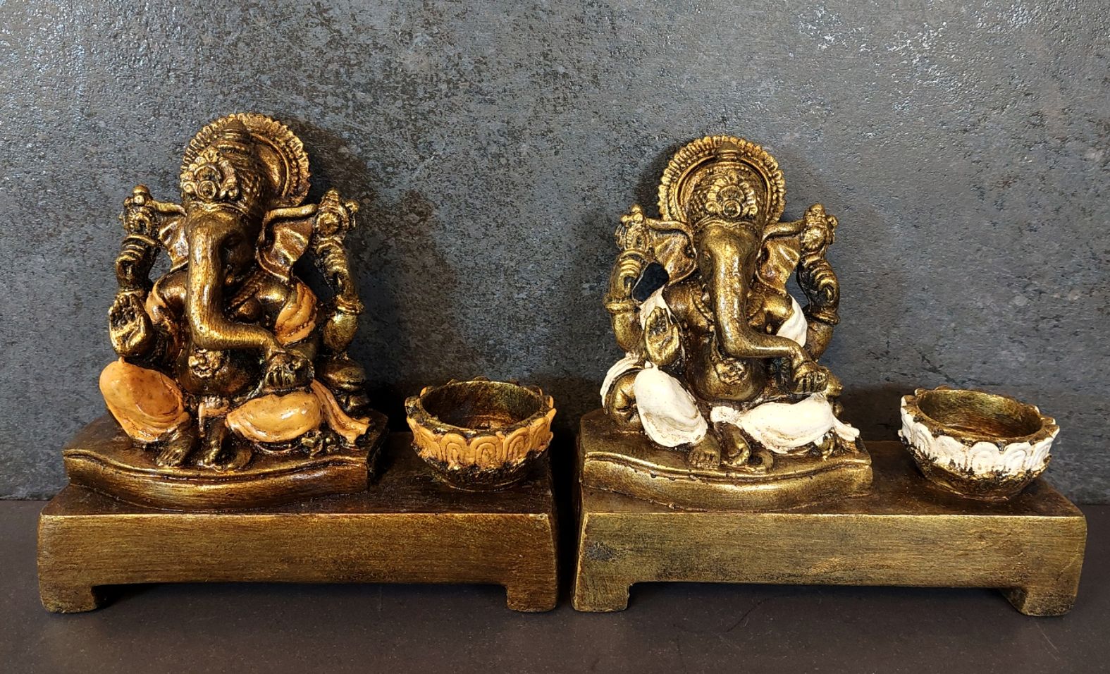 Ganesha - Hållare för klot /kula eller konrökelse. - 2