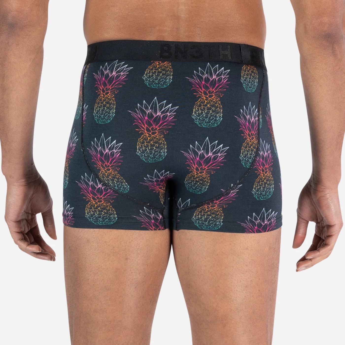 CLASSIC ICON TRUNK PRINT - PINEAPPLE FADE-BLACK - 4