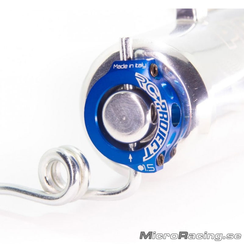 RC-PROJECT - "The Ring" Muffler Support, Blue - 2
