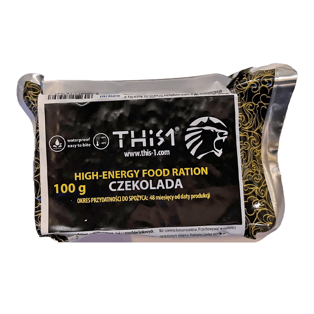 This-1 | Survival Bar | Chocolate 100g | Lång Hållbarhet | 100g