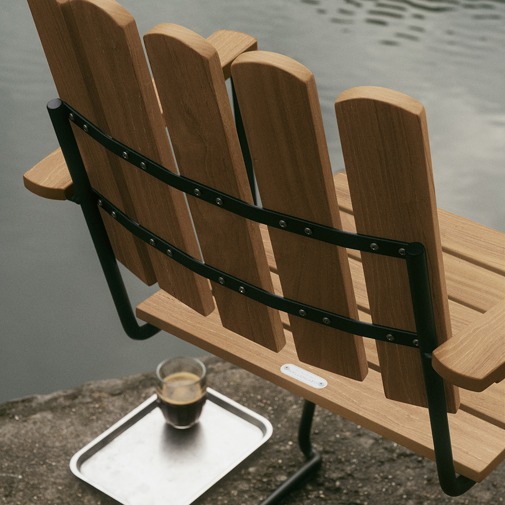 Armchair A2 oak / black - Grythyttans stålmöbler - 8