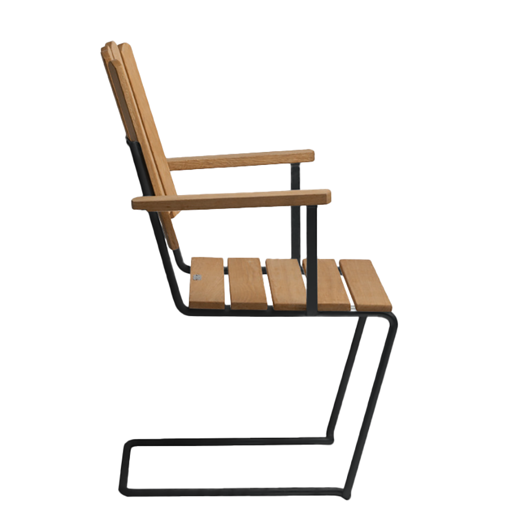 Armchair A2 oak / black - Grythyttans stålmöbler - 7