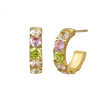 Stella 4mm Hoop Mix/Gold