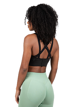 Riley High Support Sports Bra, black