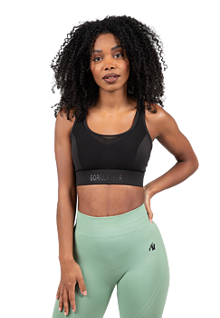 Riley High Support Sports Bra, black