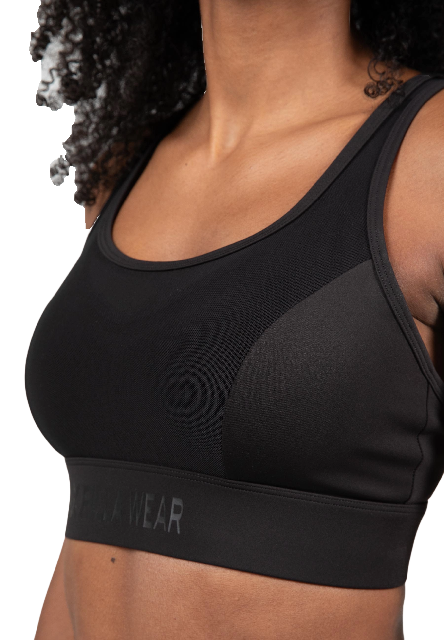 Riley High Support Sports Bra, black - 10