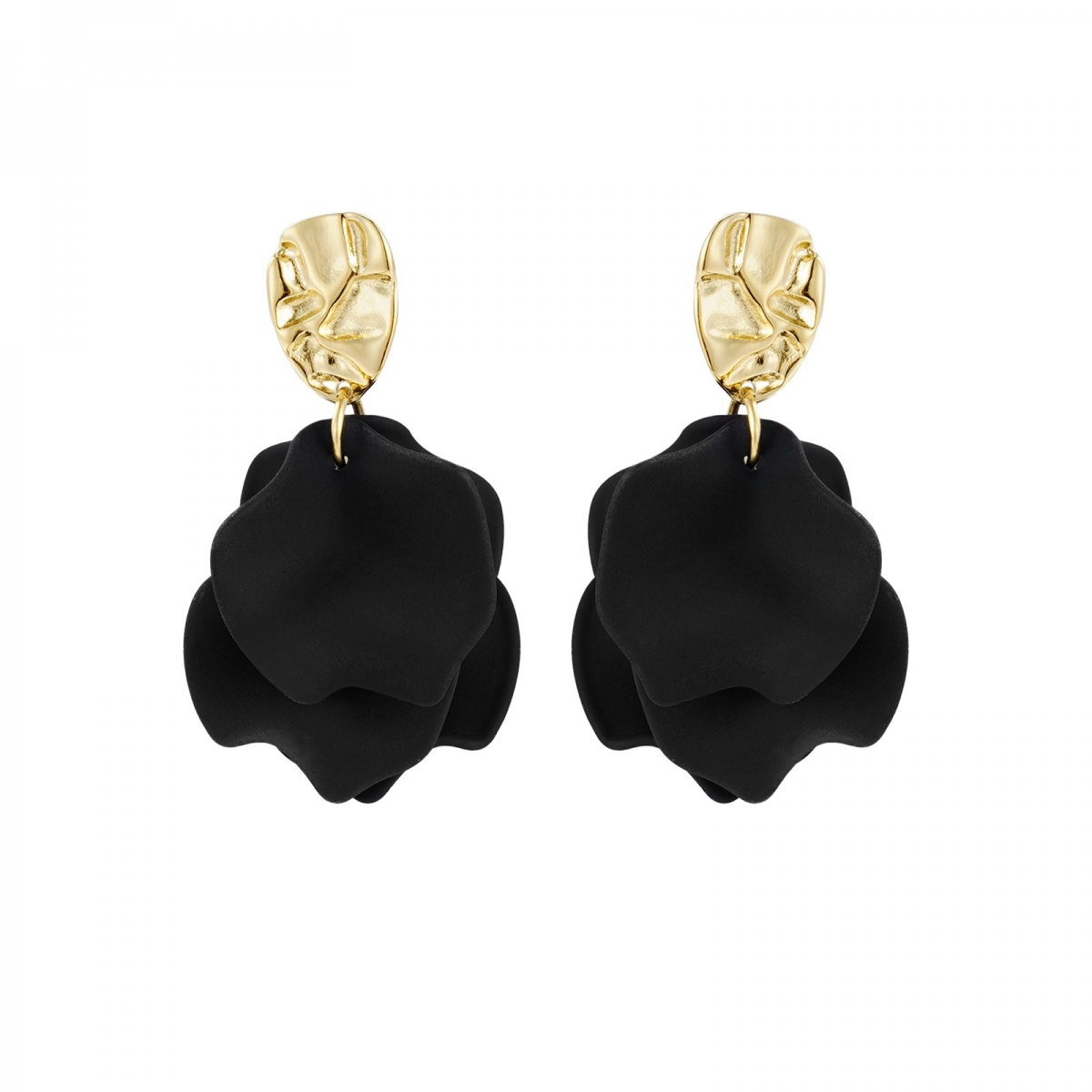 Paloma Small Earring Black/Gold
