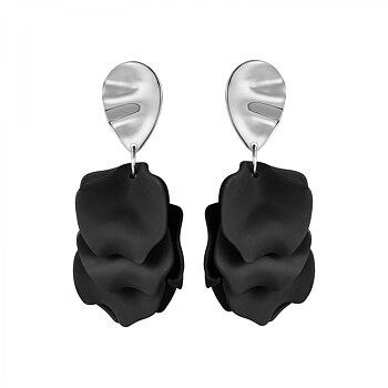 Paloma Earring Black/Silver