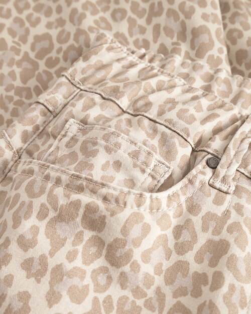 Mirakelbyxa Hannah regular kort leomönstrad beige - 6