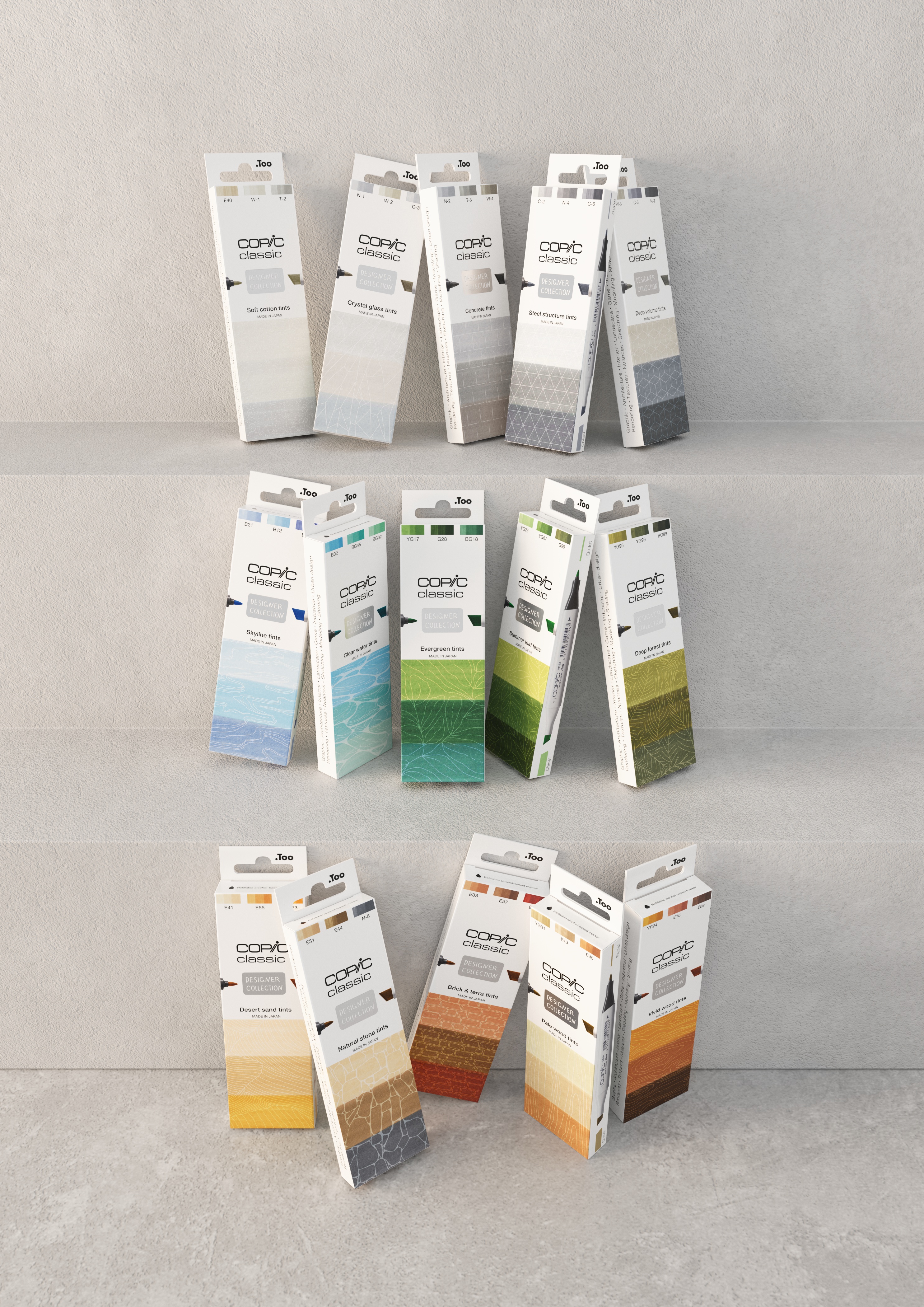 Copic Classic Set 3, Natural stone - 6