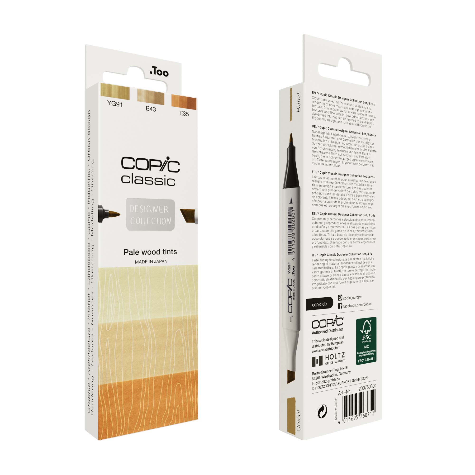 Copic Classic Set 3, Pale wood - 4
