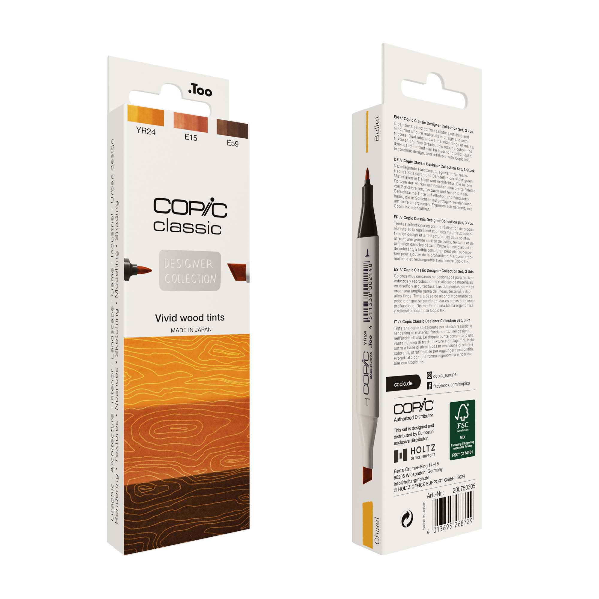 Copic Classic Set 3, Vivid wood - 4