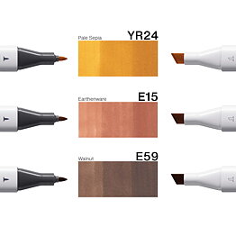 Copic Classic Set 3, Vivid wood 