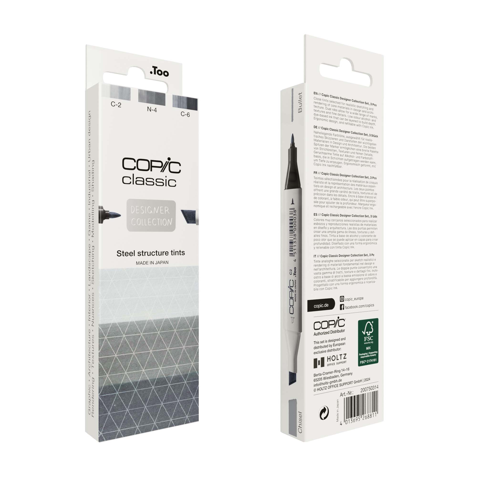 Copic Classic Set 3, Steel structure - 2